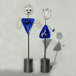 40816. Kærestepar. 13 cm høje